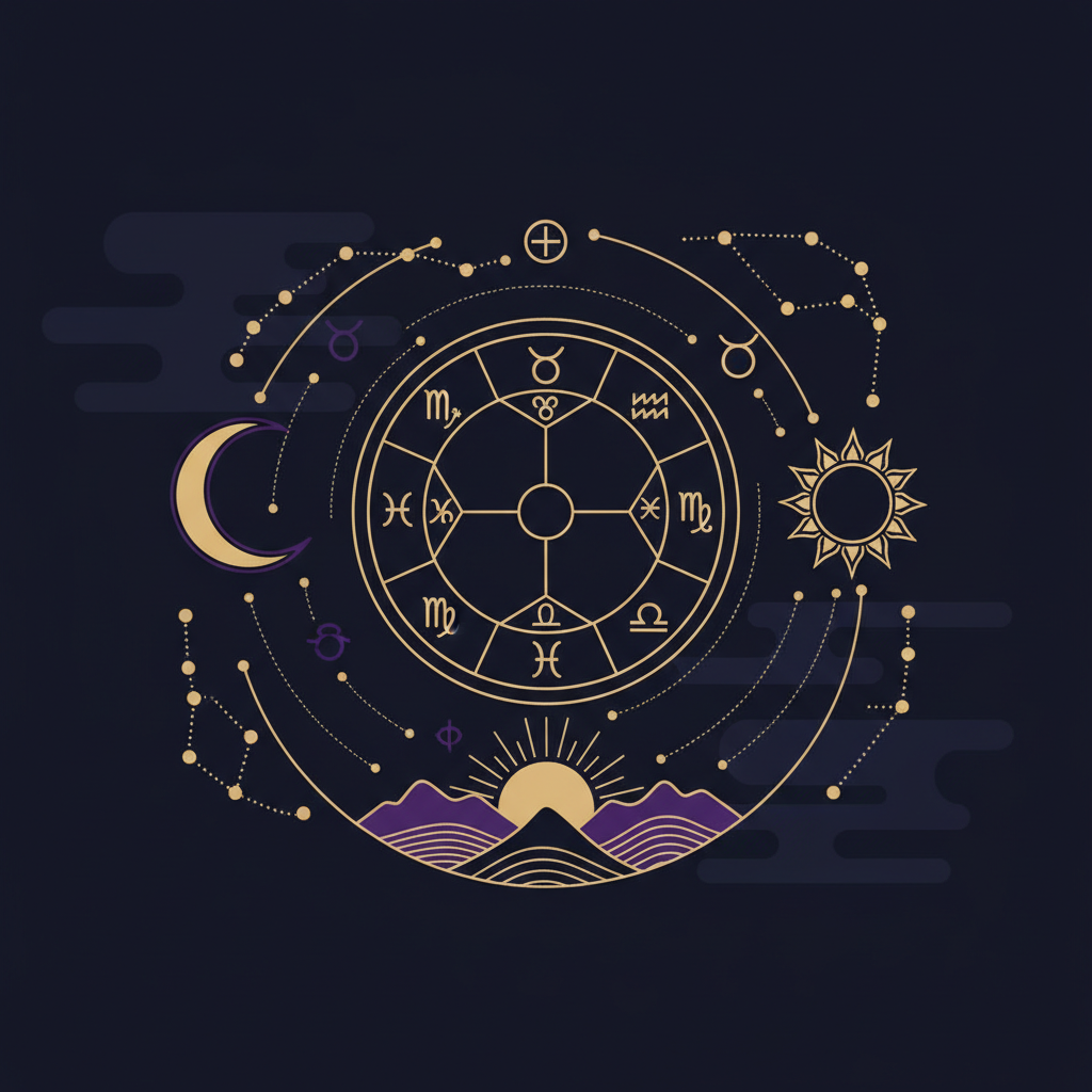 星座別・最強のモーニングルーティン｜朝の習慣で運気アップのイメージイラスト