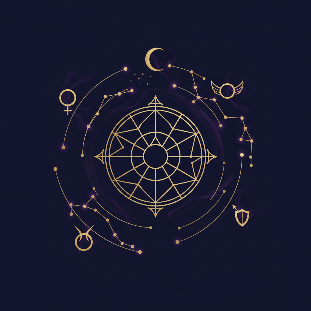 悩みながらも微笑む親子のあたたかいイラスト