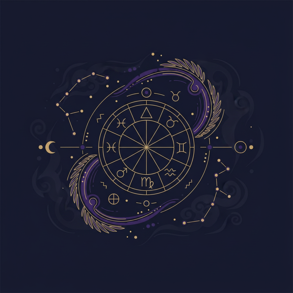 風と水のエレメントを表す星座のイメージ