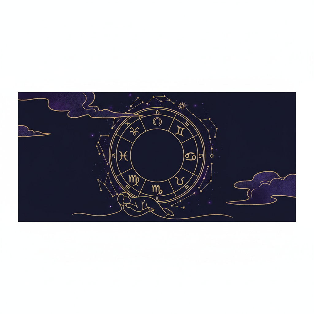 星座別の安眠アドバイスを表すイラスト