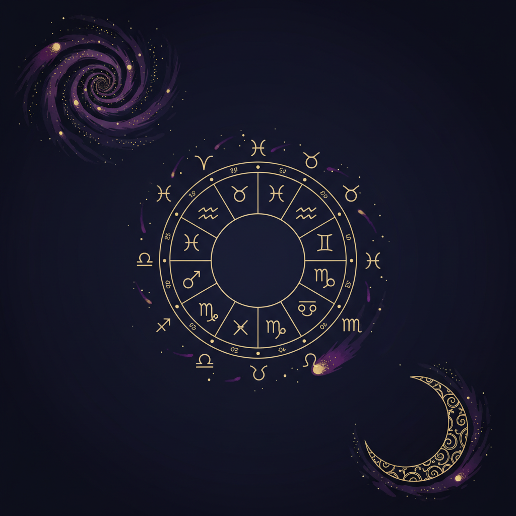 星座ごとの強みを表すアイコンが並ぶイメージ